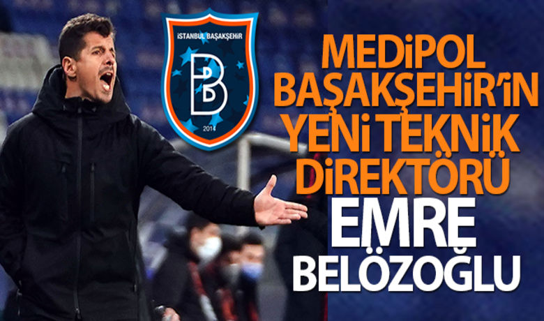Medipol Başakşehir, Emre Belözoğlu ile anlaştı - Medipol Başakşehir, Aykut Kocaman'dan boşalan teknik direktörlük görevine Emre Belözoğlu'nu getirdi.