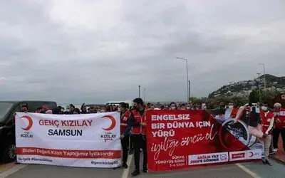 Türk Kızılay’dan farkındalık yürüyüşü
