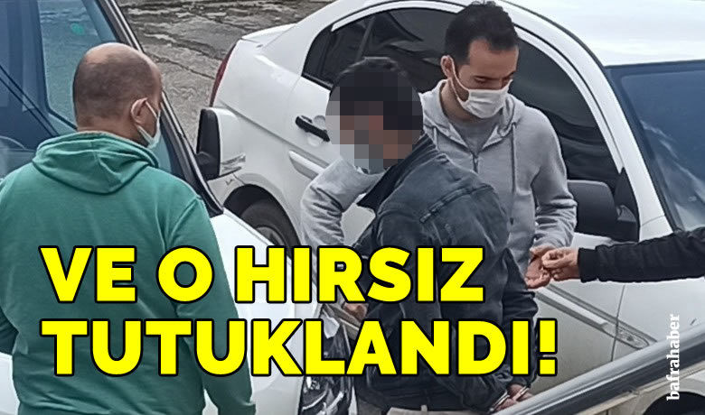 Hırsızlık şüphelisi tutuklandı - Samsun’un Bafra ilçesinde bir evden televizyon hırsızlığı ile ilgili adliyeye sevk edilen şahıs tutuklandı.