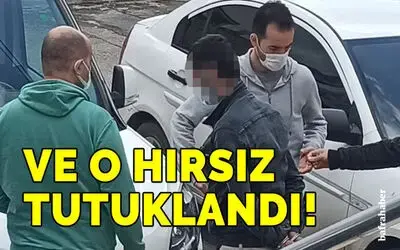 Hırsızlık şüphelisi tutuklandı