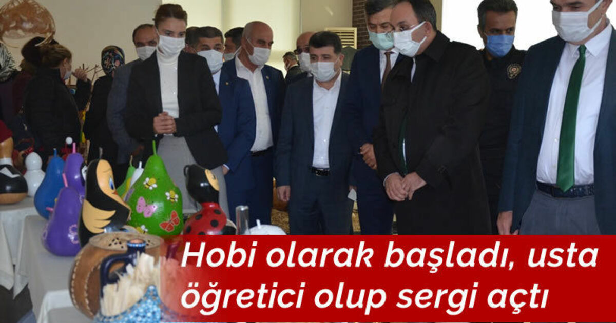 Hobi olarak başladı, usta öğretici olup sergi açtı