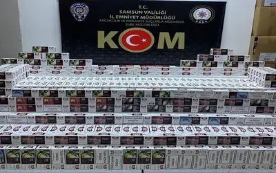 Samsun’da 140 bin 800 adet kaçak makaron ele geçti
