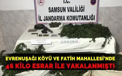 Evrenuşağı köyünde uyuşturucu ile yakalanan şahıs tutuklandı