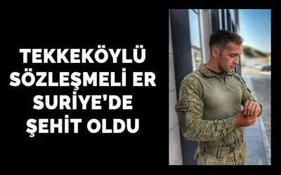 Suriye’den Samsun’a şehit ateşi düştü