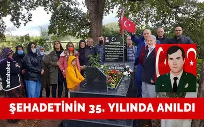 Polis Salih Ersin Şehadetinin 35. Yılında Anıldı