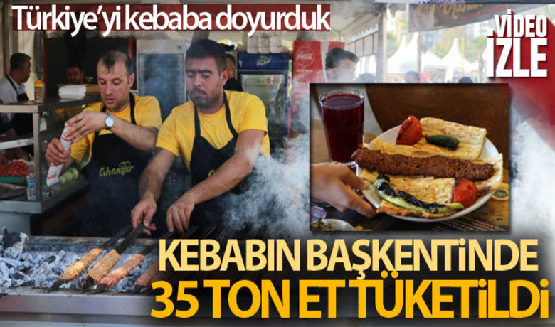 Adana'da 3 günde 35 ton et tüketildi - Adana’da 3 gün süren Uluslararası Lezzet Festivali’nde 35 ton et tüketildi.