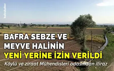 Toprak Koruma Kurulu Sebze Ve Meyve Halinin Yerine İzin Verdi