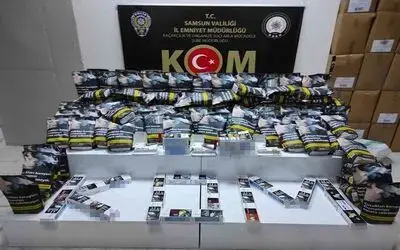 Samsun’da 7 bin 600 adet kaçak makaron ve 93 kilo tütün ele geçti
