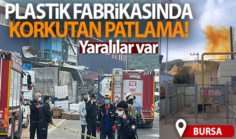 Bursa'da plastik fabrikasında patlama - Bursa'nın Kestel ilçesine bağlı Barakfakih Organize Sanayi Bölgesindeki bir plastik fabrikasında patlama meydana geldi.