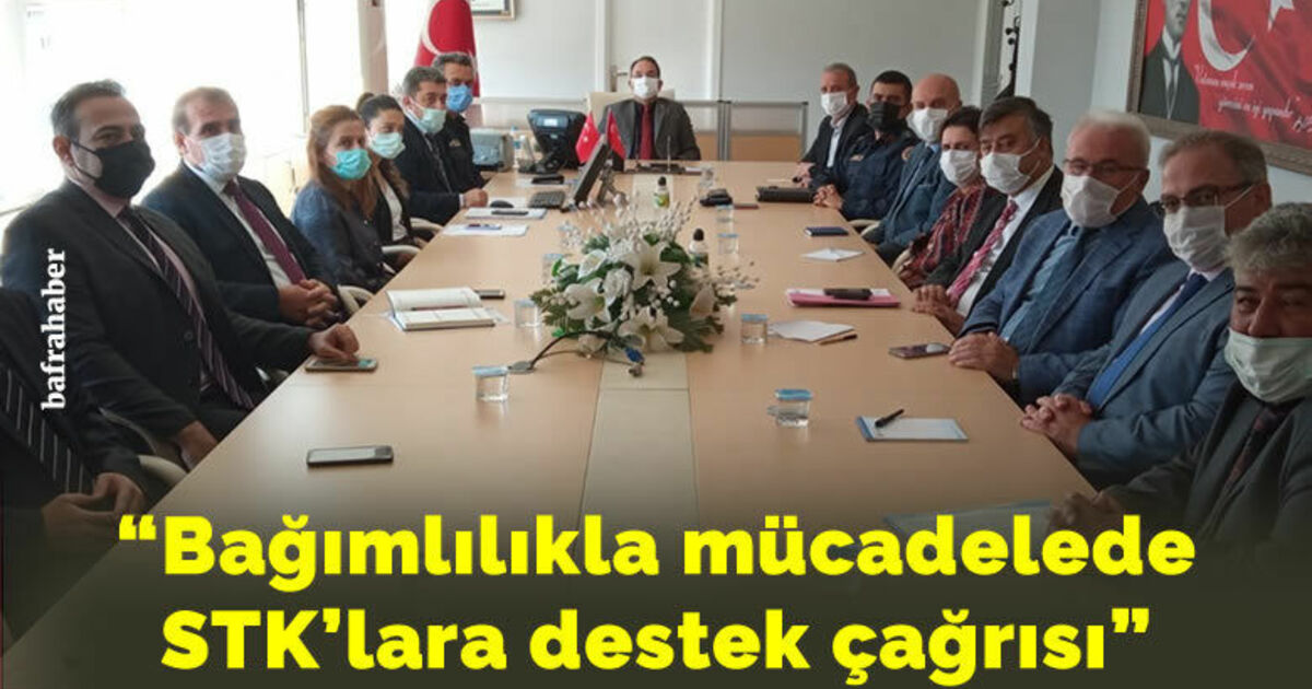 Kaymakam Ertürkmen'den Bağımlılıkla mücadele STK'lara destek çağrısı