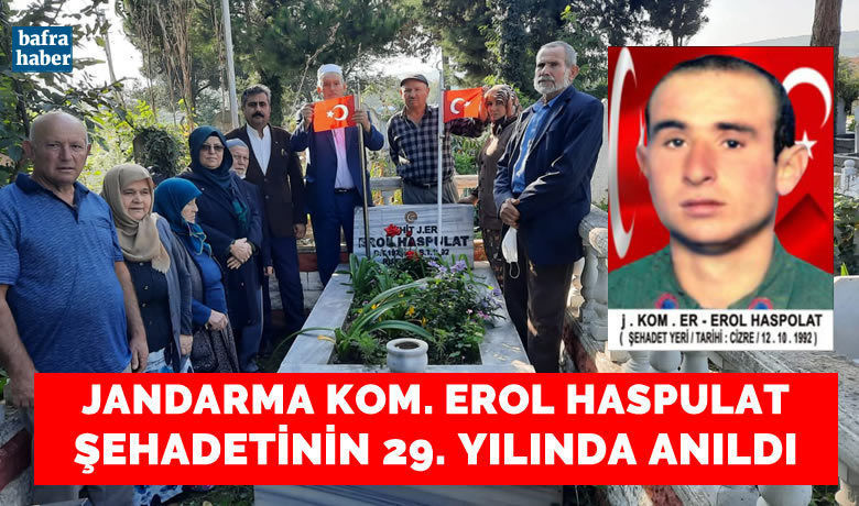 Erol Haspulat Şehadetinin 29. Yılında Anıldı