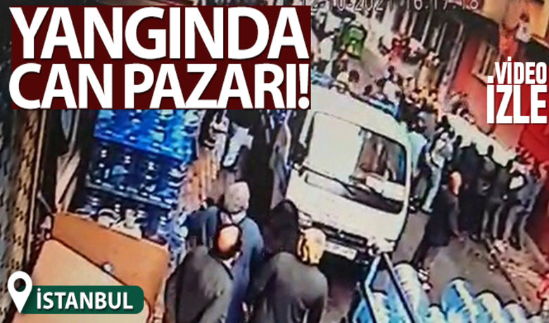 Esenler'de yangında can pazarınınyeni görüntüleri ortaya çıktı - Esenler'de bir binanın girişinde bulunan elektrik saatlerinde çıkan yangında yaşanan can pazarının yeni görüntüleri ortaya çıktı. Üst katta mahsur kalan 3'ü çocuk, toplam 4 kişiyi açtıkları çarşafa atlamalarını sağlayarak kurtaran kahraman bakkal Sadettin Yılmaz o anları anlattı.
