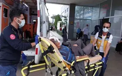 Mısır ayıklama makinesi hastanelik etti
