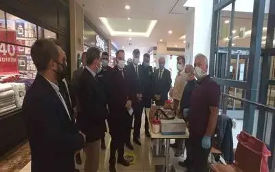 Bafra’da yerinde aşı uygulaması
