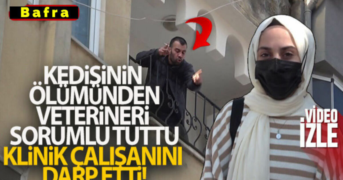 Kedisinin ölümünden veterineri sorumlu tuttu, klinik çalışanını darp etti