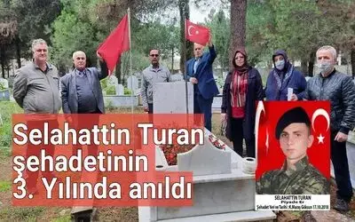 Selahattin Turan Şehadetinin 3. Yılında Anıldı 