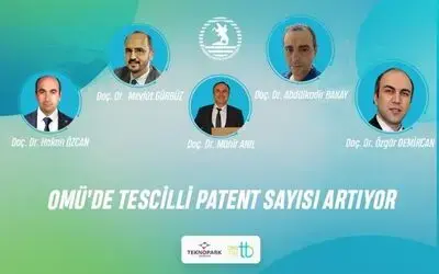 OMÜ’den 4 patent tescili daha

