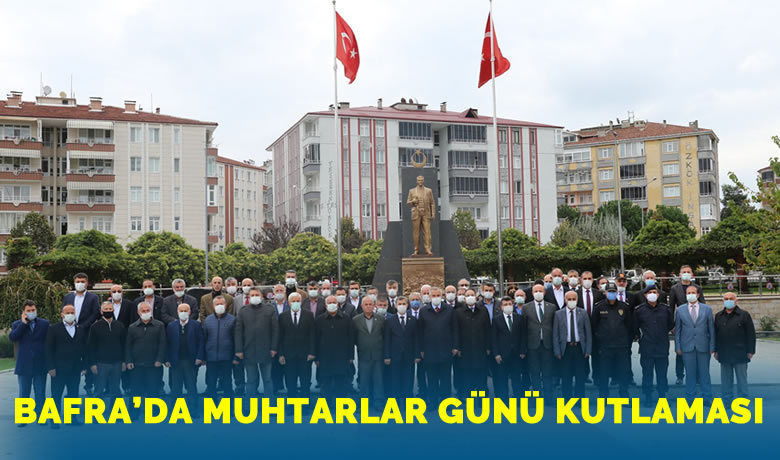 Bafra'da Muhtarlar Günü kutlaması