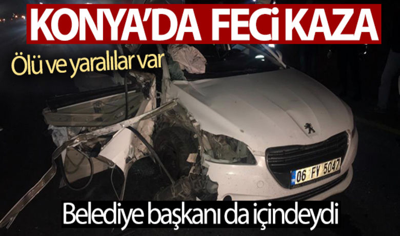 Belediye başkanının içinde olduğu otomobilkaza yaptı: 1 ölü, 2 yaralı - Konya’nın Tuzlukçu İlçe Belediye Başkanı Nurettin Akbuğa’nın da içerisinde bulunduğu otomobilin Akşehir ilçesi yakınlarında kaza yapması sonucu araçta bulunan 1 kişi hayatını kaybetti, başkan ve sürücü yaralandı.