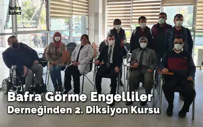 Bafra Görme Engelliler Derneği 2. Diksiyon Kursu
