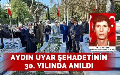 Aydın Uyar Şehadetinin 30. Yılında Anıldı