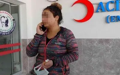 Tartıştığı karısını falçatayla yaraladı

