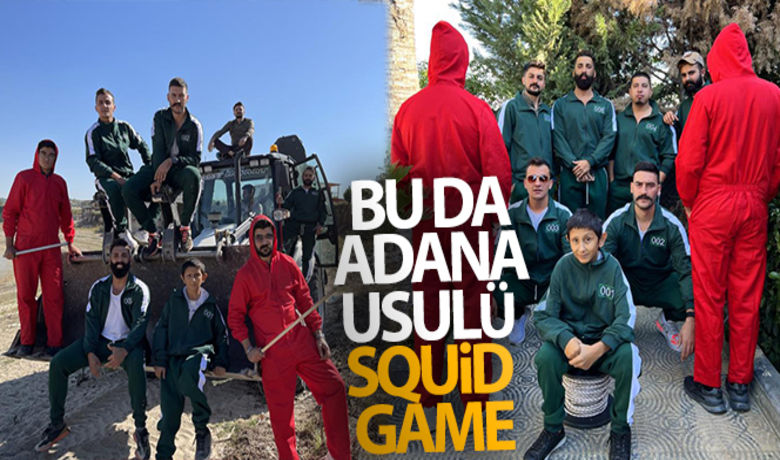 Bu da Adana usulü SquidGame: Büyük ödül Adana Kebap - Adana'da 15 genç, oluşturdukları ekiple Adana usulü Squid Game oynadı. Kimsenin kazanamadığı oyunun sonunda ise herkese Adana Kebap ısmarlandı.