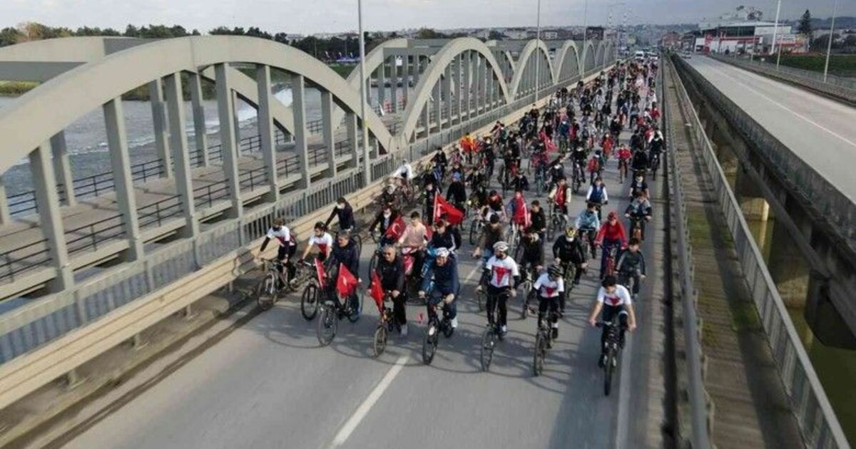 Bafra’da 3. Cumhuriyet Bisiklet Turu