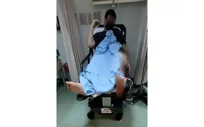 Bıçaklı saldırıda hastanelik oldu

