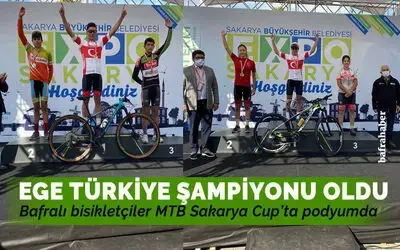 Bafralı Bisikletçiler Mtb Sakarya Cup’ta Podyumda