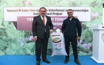 Samsun’da çiftçilere 74 ton yem bitkisi
