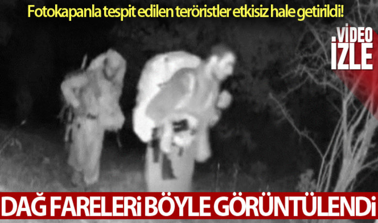 PKK'lı teröristler fotokapana böyle yakalandı - Siirt kırsalında hareket eden 4 PKK’lı terörist fotokapana yakalandı. Fotokapana yakalanan teröristlerin ise Silahlı İnsansız Hava Araçları (SİHA) ile etkisiz hale getirildiği öğrenildi.