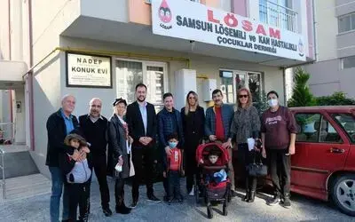 Atakum Kent Konseyi lösemili çocuklara el uzattı
