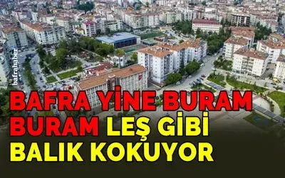 Bafra Yine Buram Buram Leş Gibi Balık Kokuyor