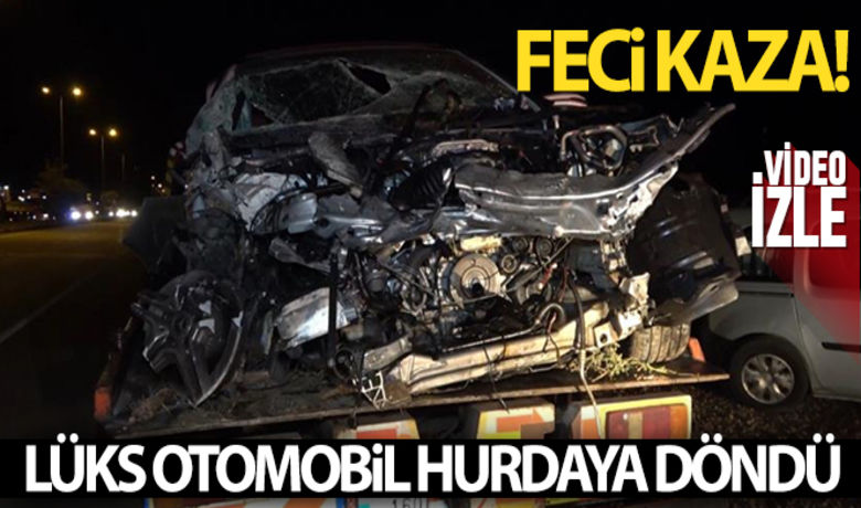 Lüks otomobil hurdaya döndü: 1 ağır yaralı - Kırıkkale’de seyir halindeki kamyon ile hafif ticari araca çarpan lüks otomobilin hurdaya döndüğü kazada sürücü ağır yaralandı.