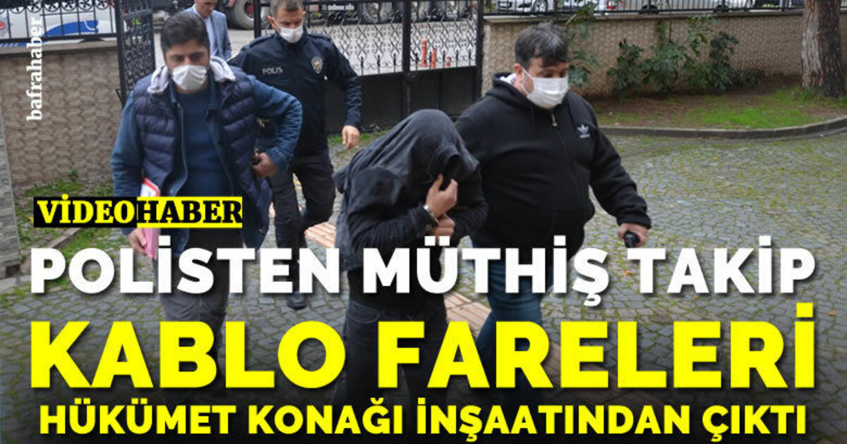 Kablo fareleri Hükümet Konağı inşaatından çıktı!