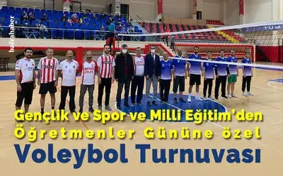 Bafra’da Öğretmenler Gününe Özel Voleybol Turnuvası