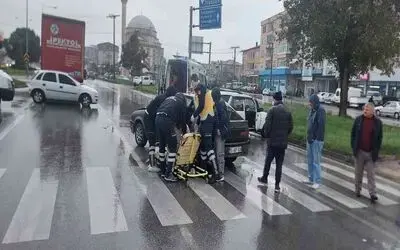 Çarşamba’da Kaza: 1 yaralı

