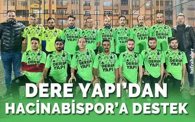 Dere Yapı’dan Hacinabispor'a Destek