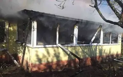 Soba evi yaktı
