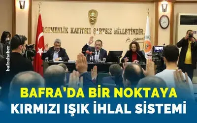 Bafra'da bir noktaya kırmızı ışık ihlal sistemi kurulacak
