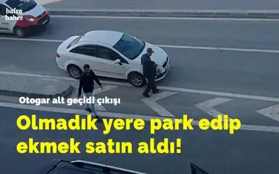Olmadık Yere Park Edip Ekmek Aldı!