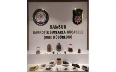 Samsun’da 2,8 kilo esrar ele geçirildi: 3 gözaltı
