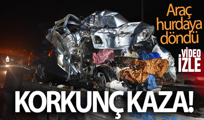TEM'de korkutan kaza: 5 yaralı - Kocaeli'nin Dilovası ilçesi TEM otoyolunda meydana gelen trafik kazasında 2'si bebek 5 kişi yaralandı.
