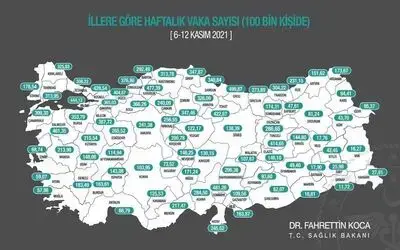 Orta Karadeniz’de vaka durumu
