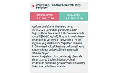 Yüksek kesimlerde kar uyarısı
