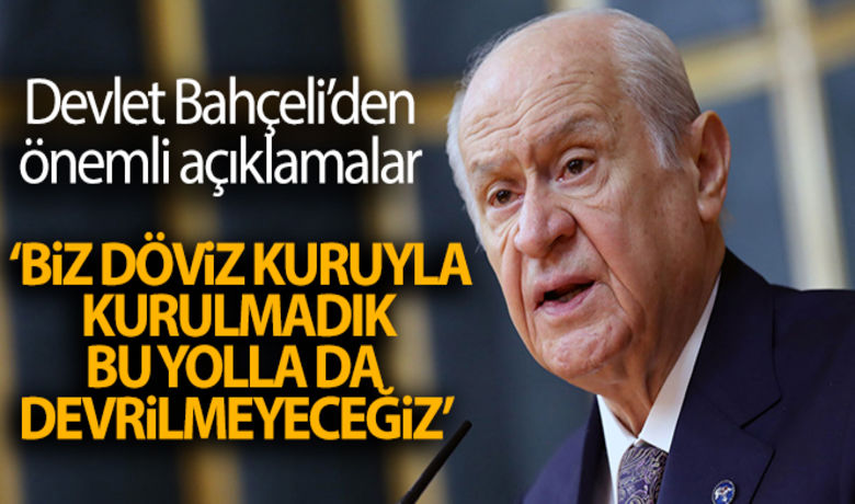 MHP Genel Başkanı Bahçeli'den önemli açıklamalar! - MHP Genel Başkanı Devlet Bahçeli, partisinin MYK toplantısının ardından açıklamalarda bulunuyor.