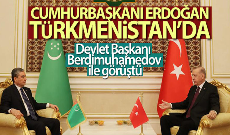 Cumhurbaşkanı Erdoğan, Türkmenistan DevletBaşkanı Berdimuhamedov ile görüştü - Cumhurbaşkanı Recep Tayyip Erdoğan, Oğuzhan Köşkünde Türkmenistan Devlet Başkanı Gurbangulu Berdimuhamedov ile bir araya geldi.