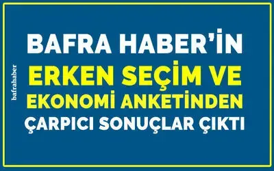 Erken Seçim Ve Ekonomi Anketinden Çarpıcı Sonuç Çıktı!