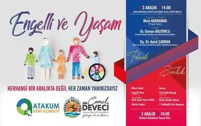 Atakum’da Engelliler Günü’ne özel program
